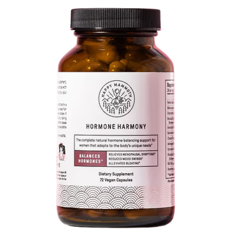 Happy Mammoth Meno Daily Menopause Vitamins for Women 72 Caps